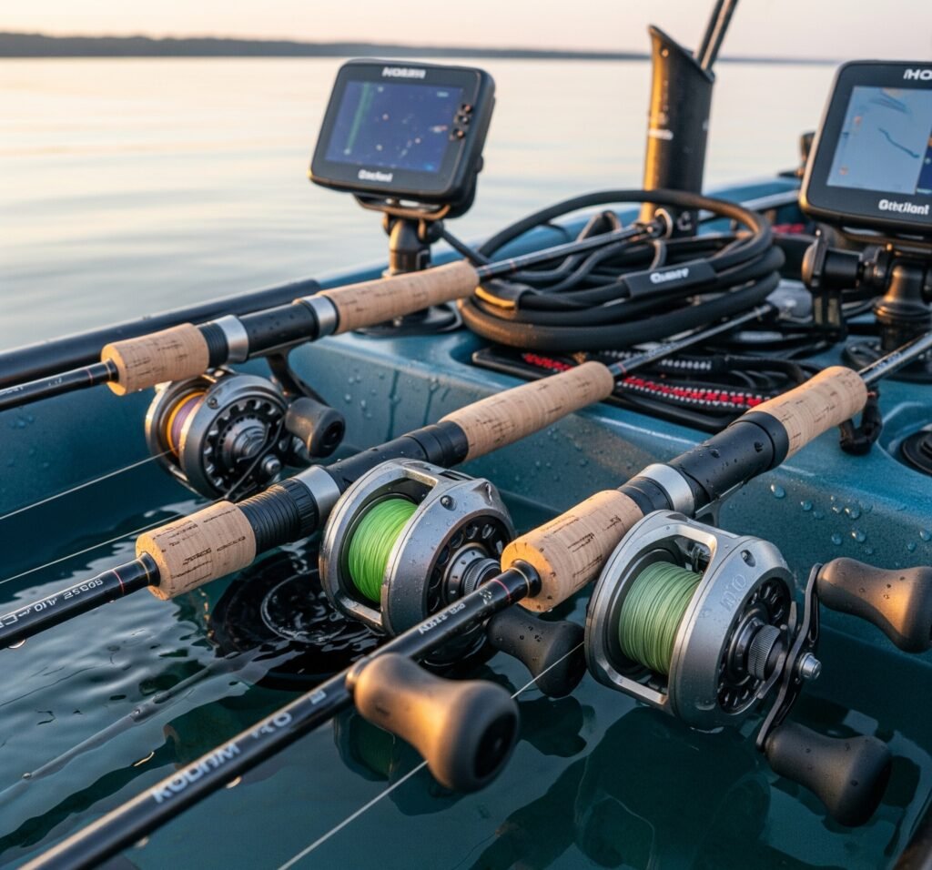 Kayak fishing rod featured image