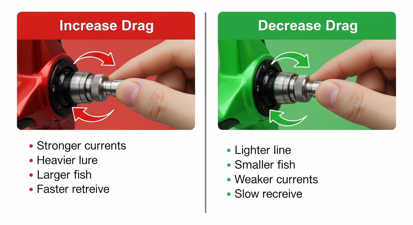 Fishing Reel with No Anti-Reverse Trigger