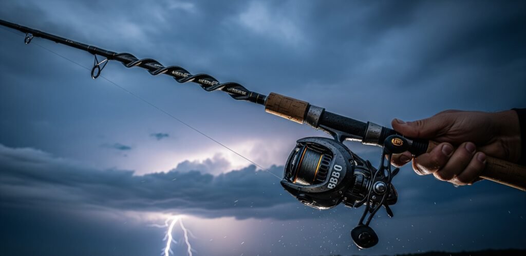 Chaos Tackle Medussa 9 Musky Fishing Rod and Reel Combo