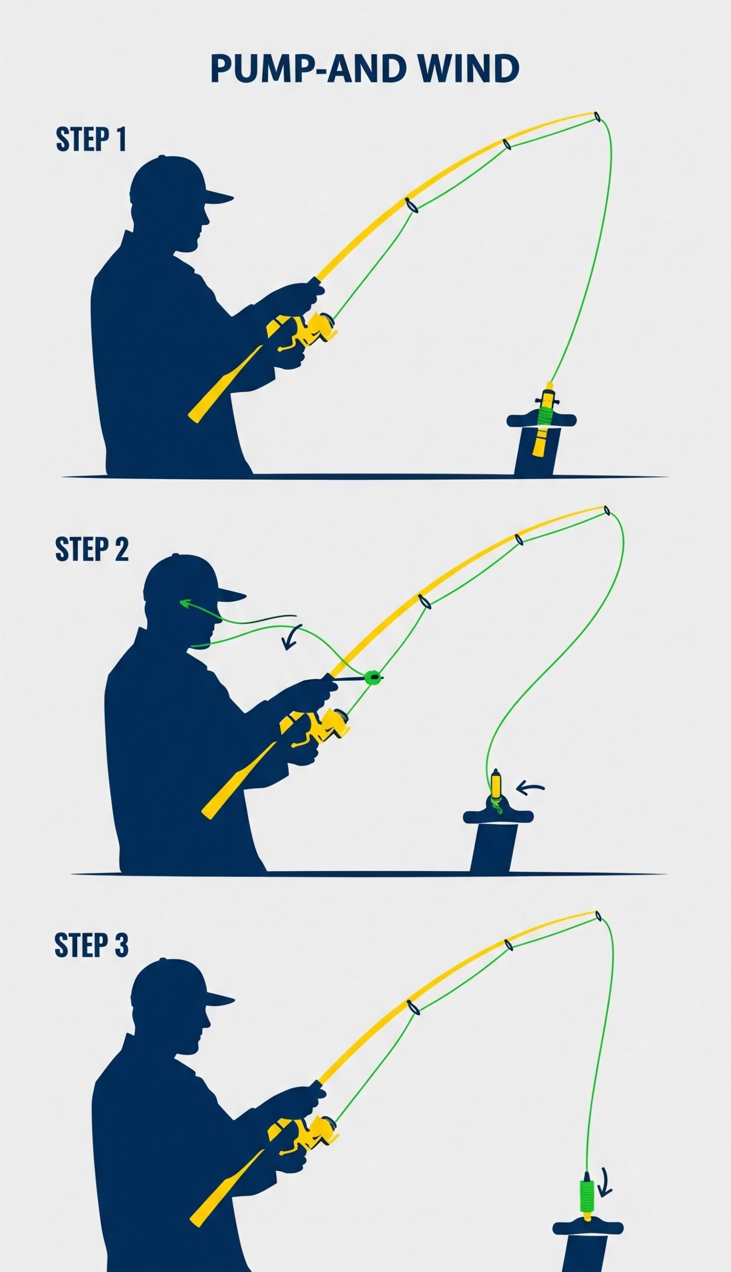 Fishing Reel with No Anti-Reverse Trigger