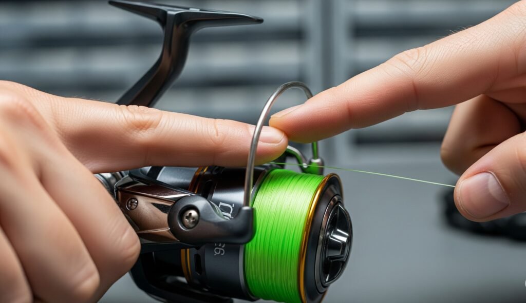Fishing Reel with No Anti-Reverse Trigger
