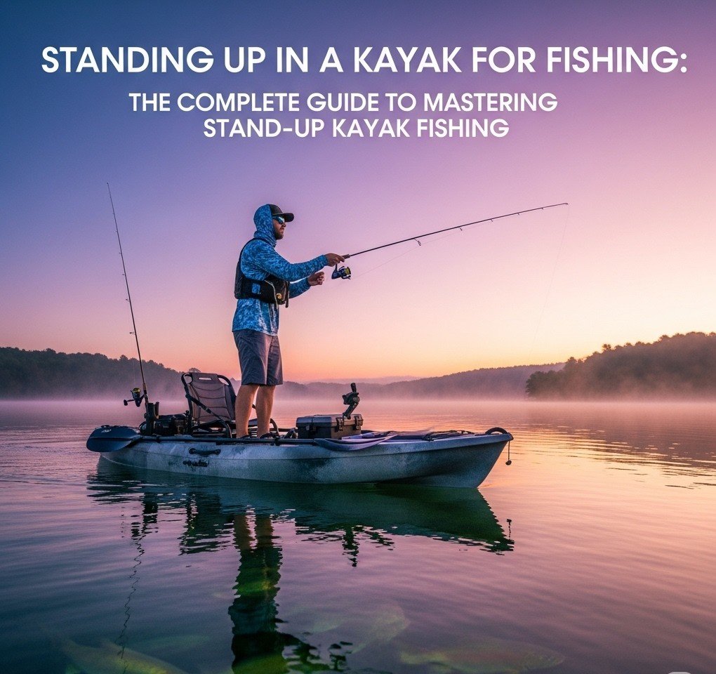 Standing up in a kayak for Fishing Featured Image