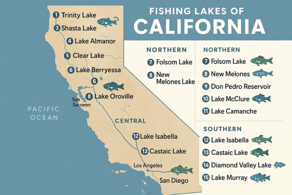 Best kayak fishing lakes in Califonia, why Califonia image 